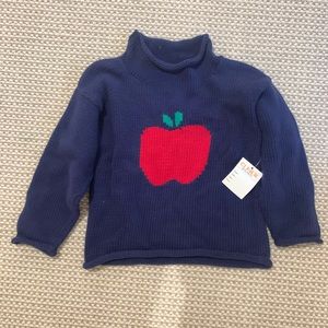 NWT Roll-neck Apple Sweater